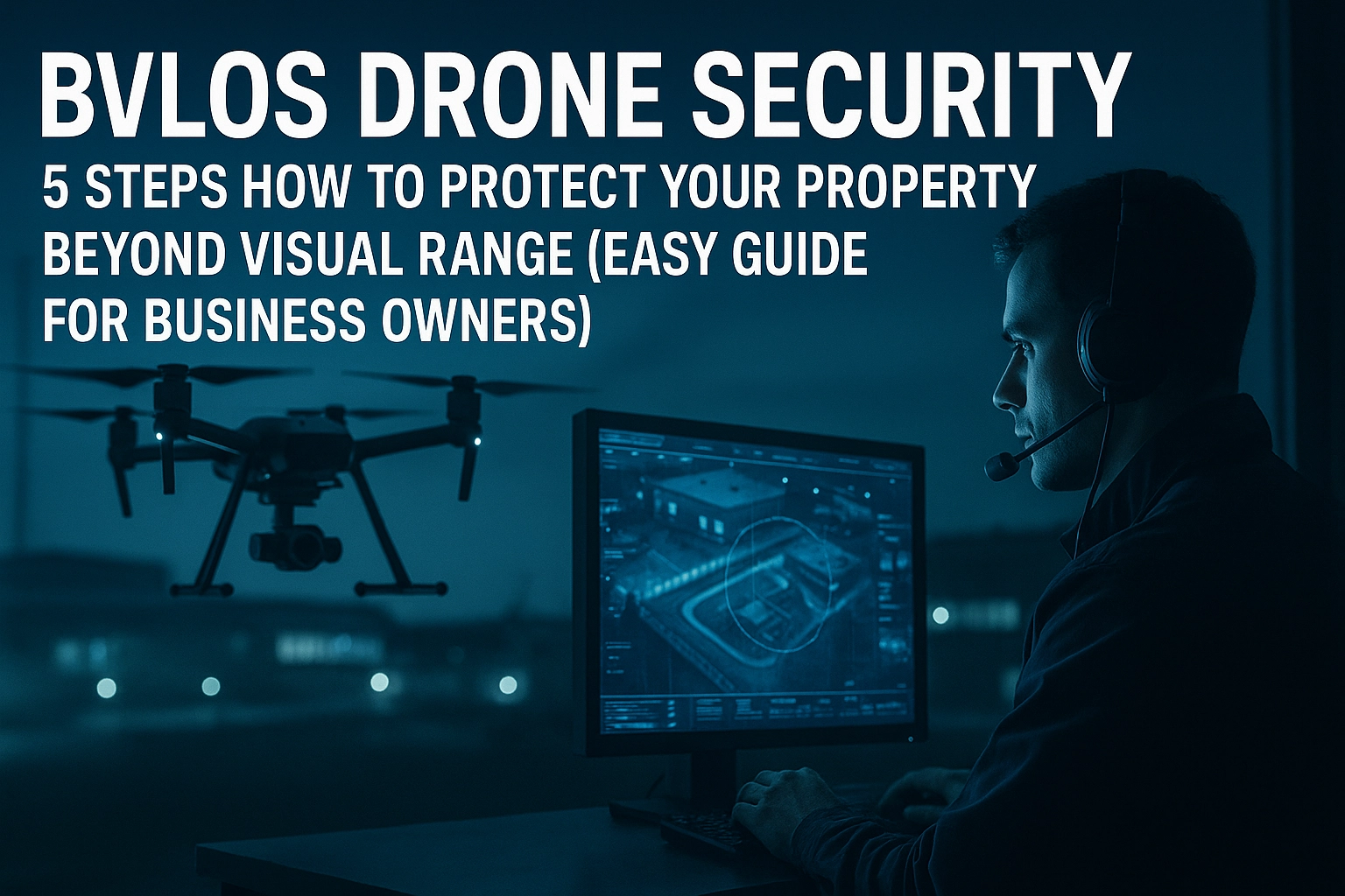 BVLOS Drone Security: 5 Steps How to Protect Your Property Beyond Visual Range (Easy Guide for Business Owners)