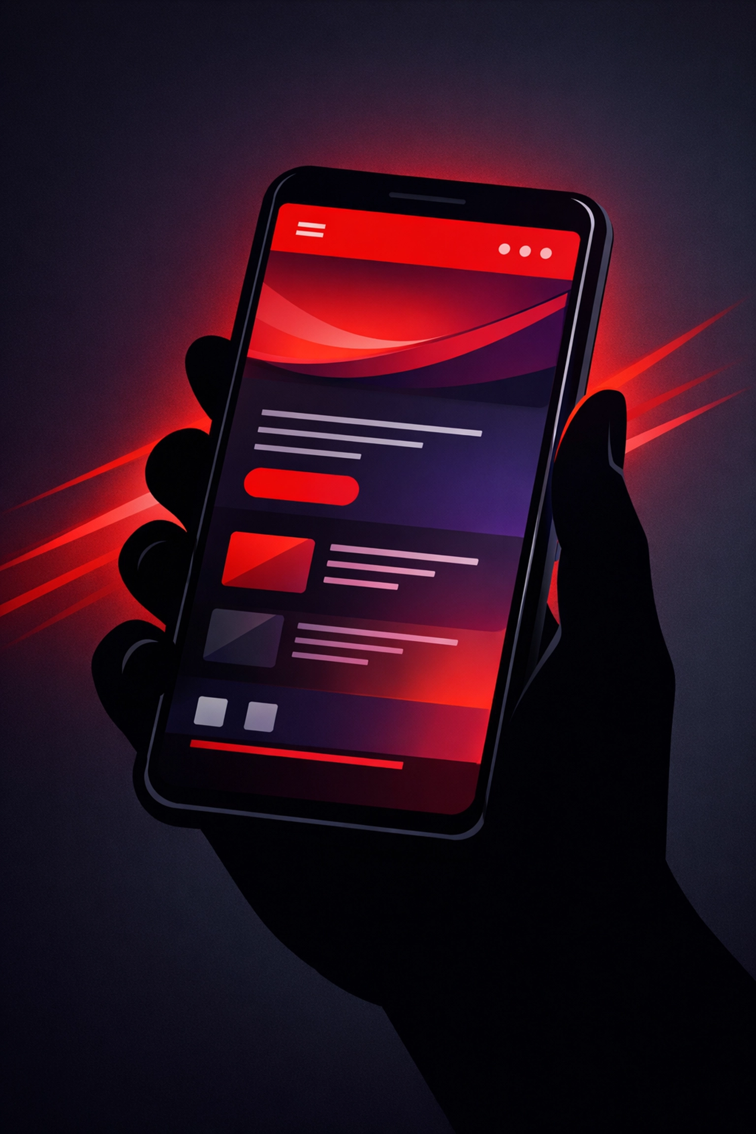 A modern smartphone showing a responsive mobile-first website design for a Bristol business.