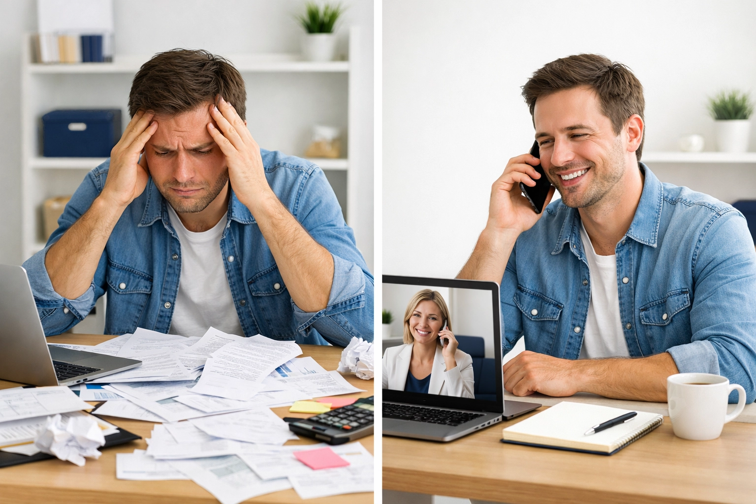 Comparison of DIY credit repair stress versus professional credit repair assistance