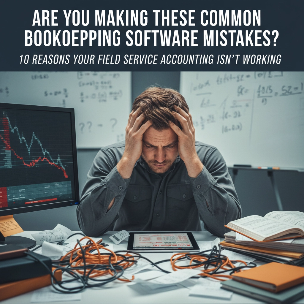 Are You Making These Common Bookkeeping Software Mistakes? 10 Reasons Your Field Service Accounting Isn't Working