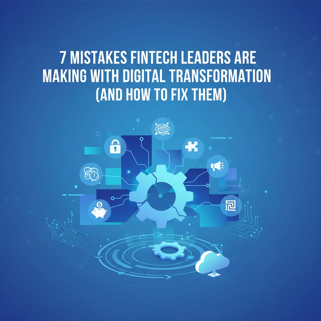 7 Mistakes Fintech Leaders Are Making with Digital Transformation (And How to Fix Them)