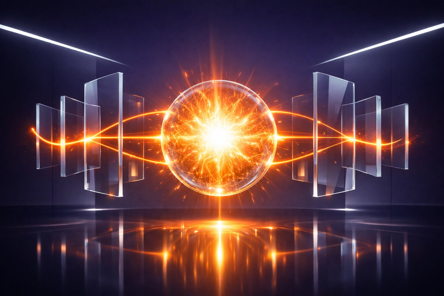 Abstract visualization of AI data synthesis and startup PR authority in generative search answers.