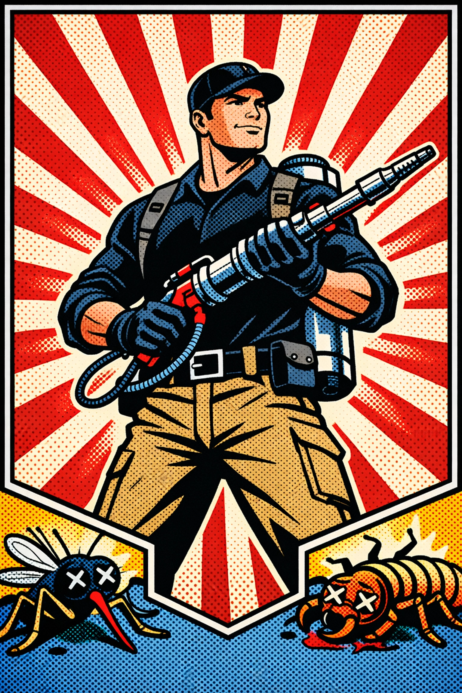 Heroic Pest X technician offering comprehensive termite and mosquito control in Walker County.