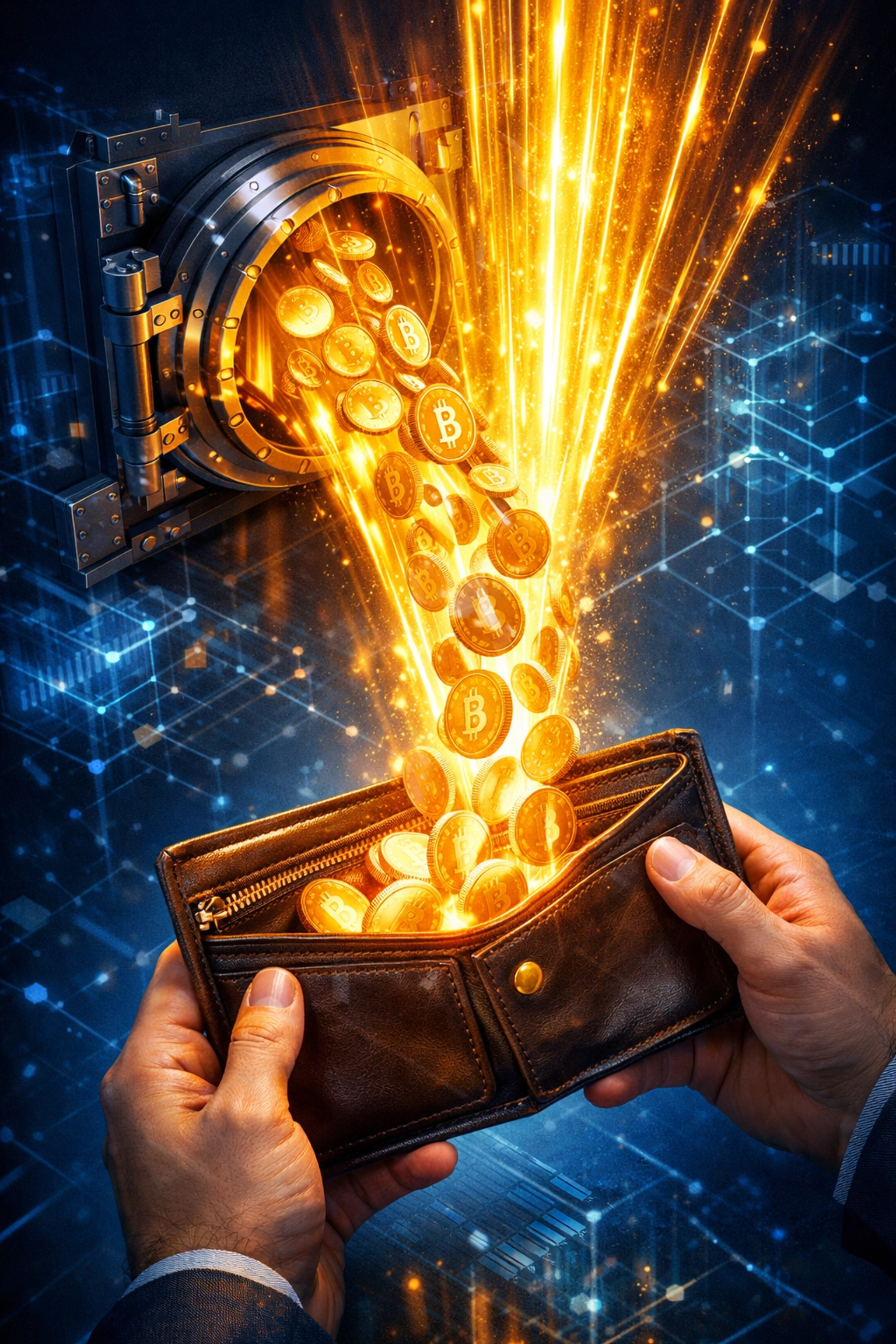 Self-custody crypto wallet receiving direct merchant payments without intermediaries