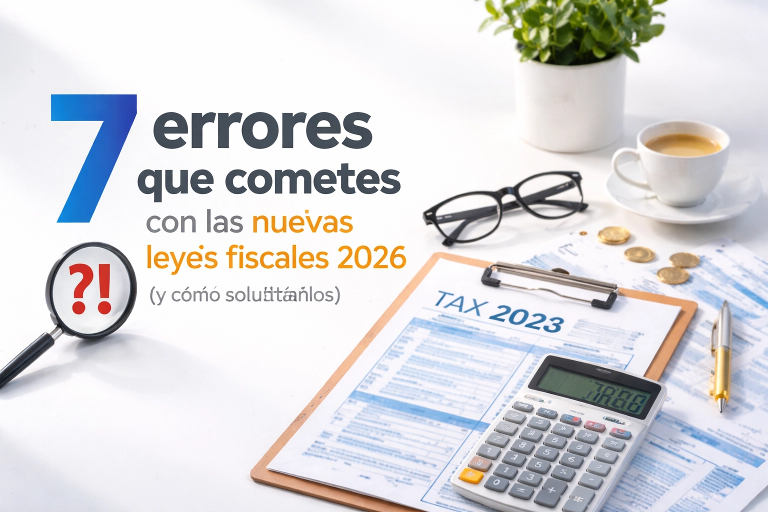[HERO] 7 errores que cometes con las nuevas leyes fiscales 2026 (y cómo solucionarlos) / 7 Mistakes You