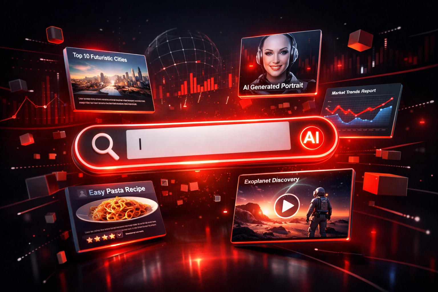 AI-powered search interface displaying zero-click results and Google AI Overviews for 2026 SEO