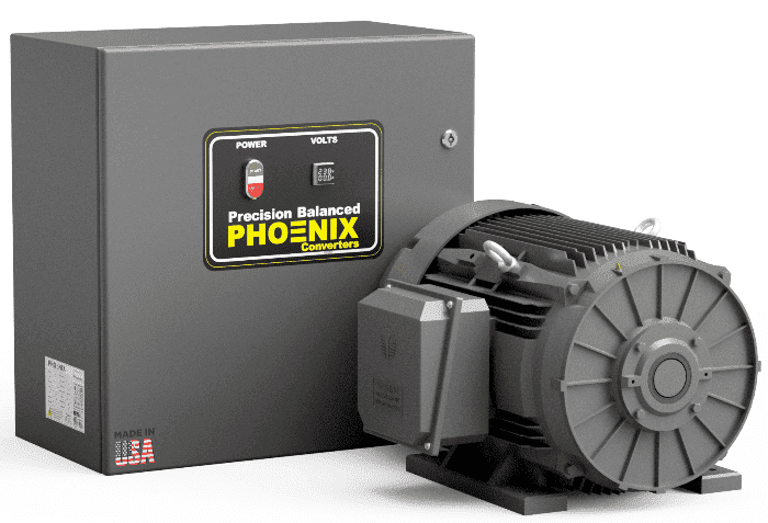 Industrial-grade Phoenix rotary phase converter system