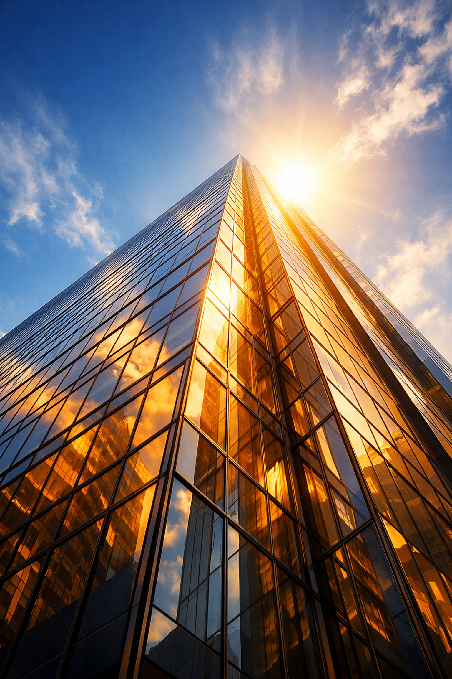 Modern office building representing private equity growth and momentum in 2026