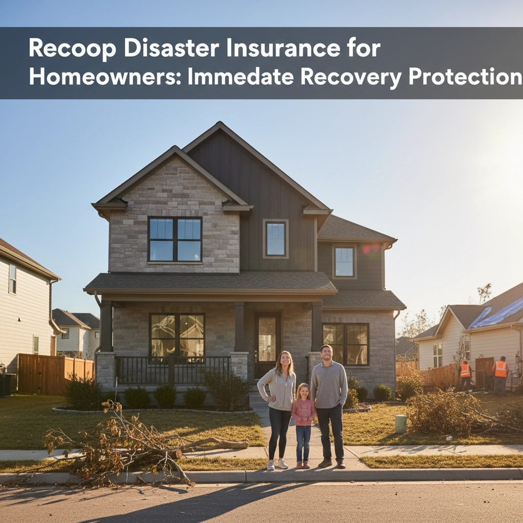 Recoop Disaster Insurance for Homeowners: Immediate Recovery Protection