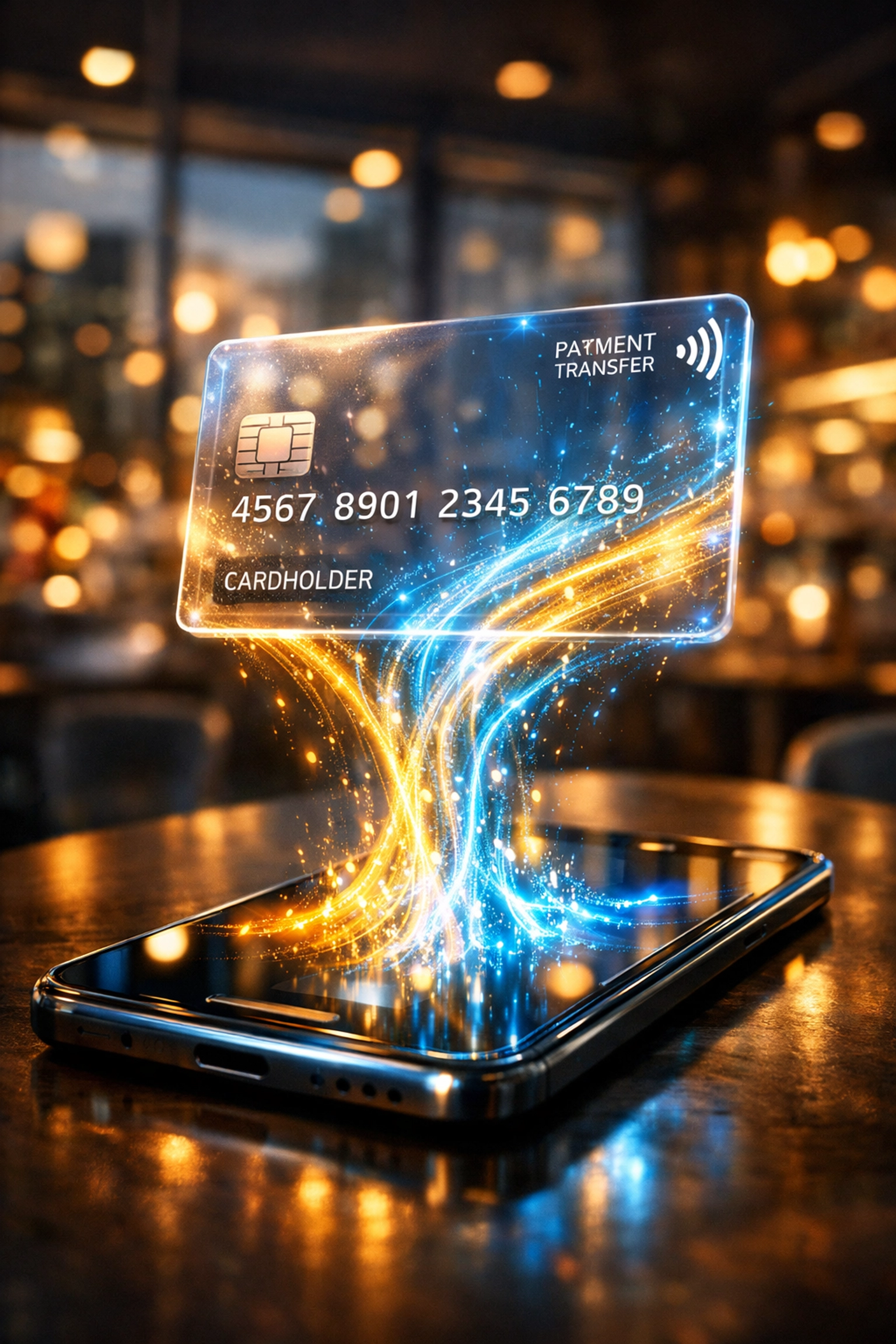 Larecoin LUSD push-to-card payment technology showing seamless crypto to real-world debit card transfers.