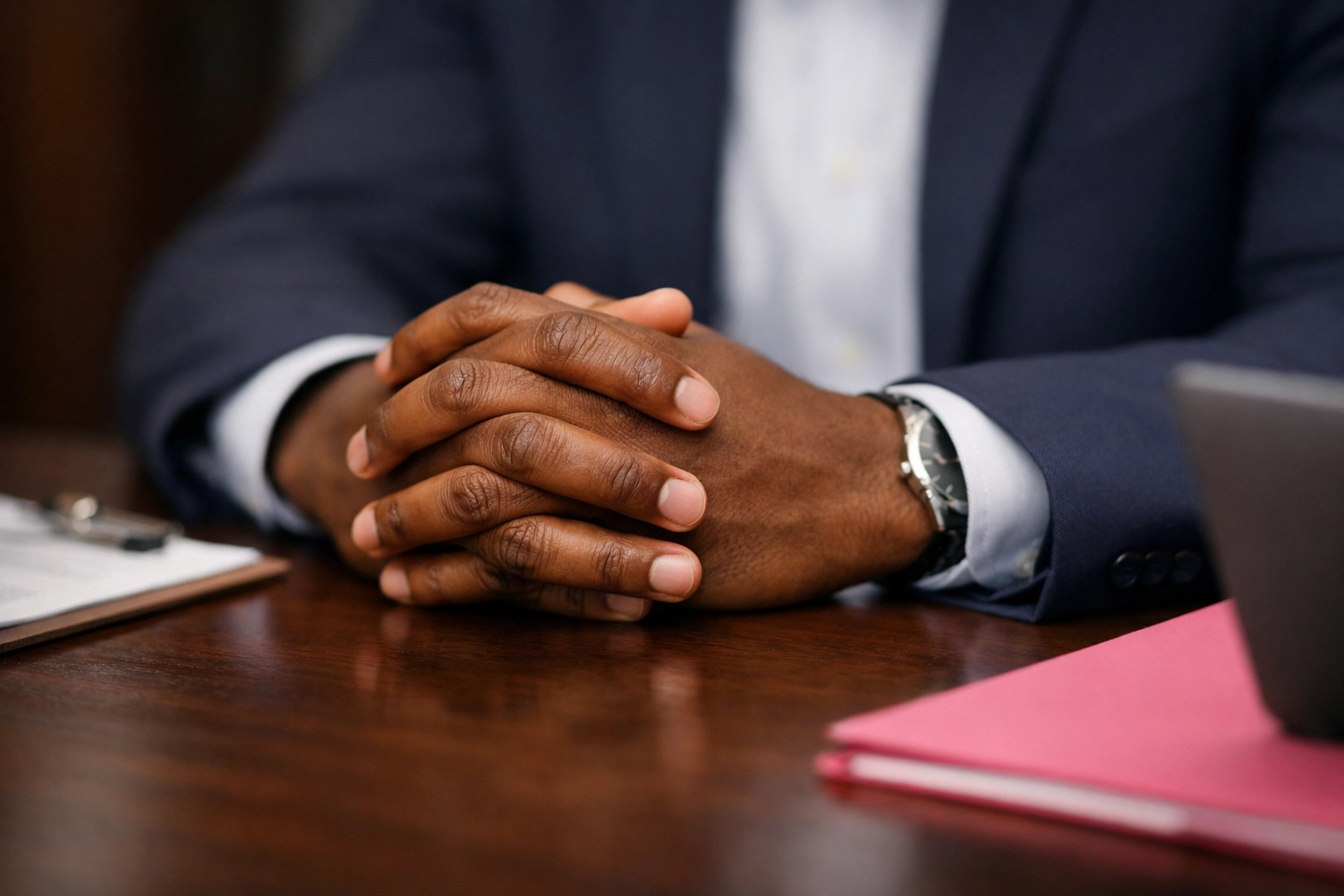 Director of Nursing showing calm composure during healthcare facility survey