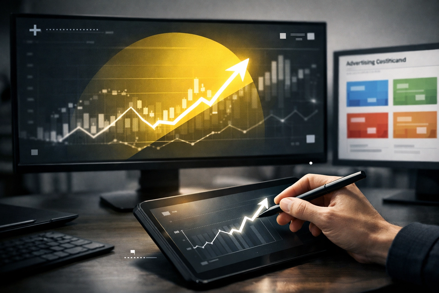 Advanced Amazon PPC analytics dashboard showing data-driven growth trends and advertising performance.