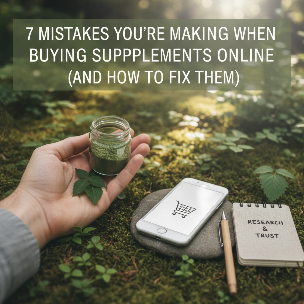 7 Mistakes You're Making When Buying Supplements Online (And How to Fix Them)