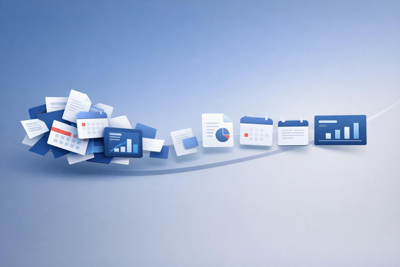 Streamlined RIA workflow optimization process visualization