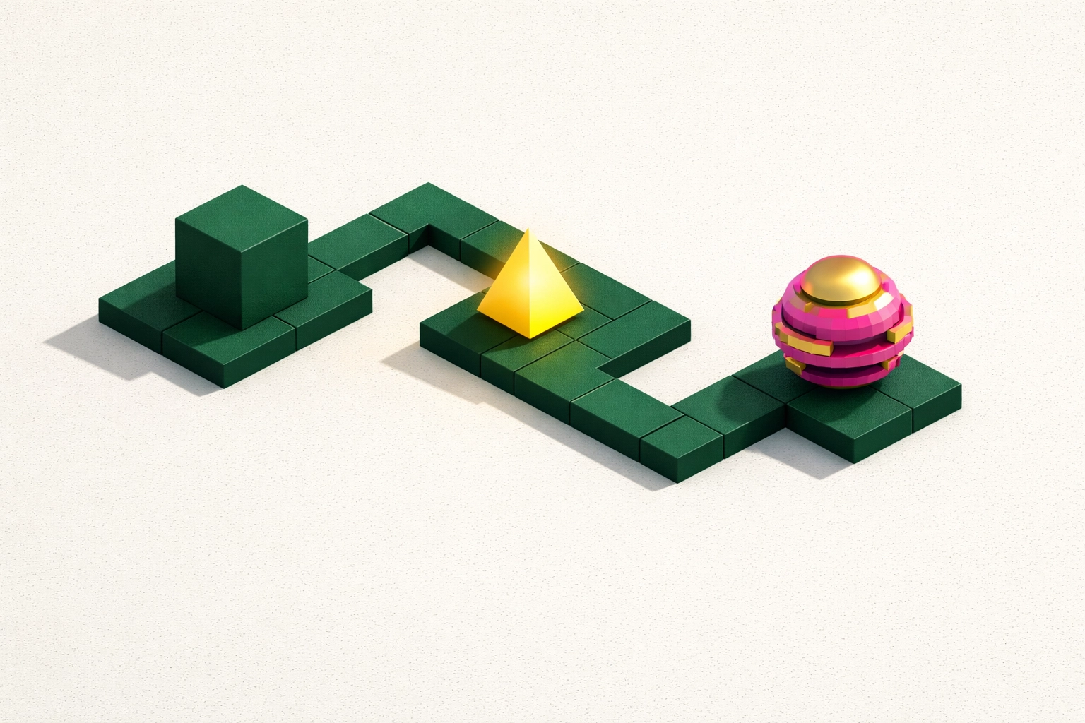 Circuit style roadmap showing technical SEO milestones for infrastructure, authority, and AI readiness.