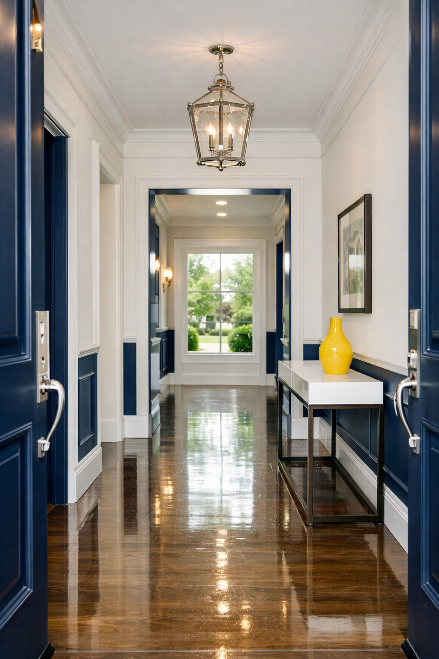 Clean and bright home entryway showcasing premium house cleaning Worcester MA results from a local maid service.