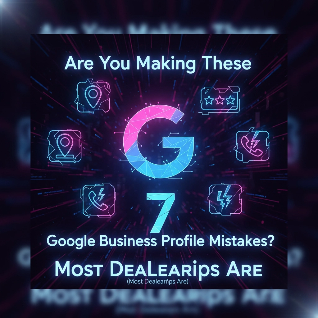 Are You Making These 7 Google Business Profile Mistakes? (Most Dealerships Are)