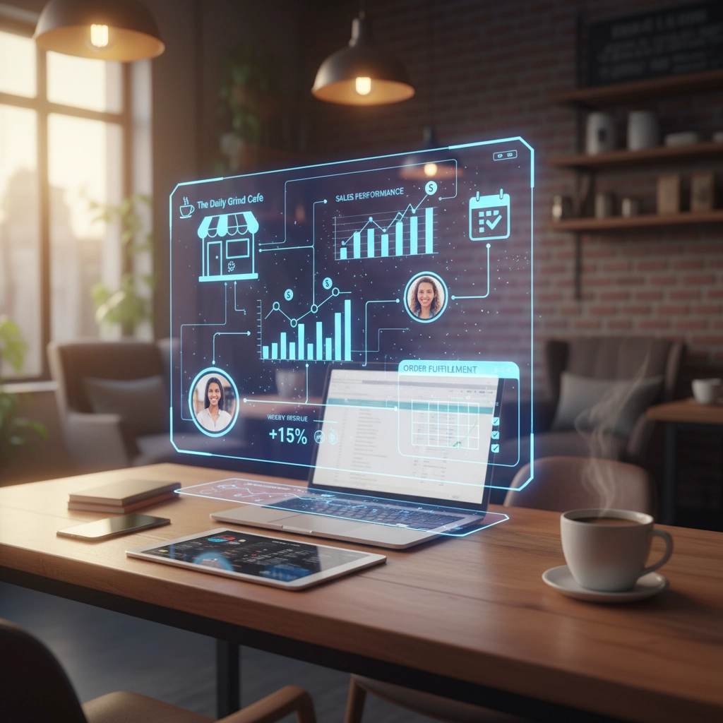 AI Website Builder Interface — Data-Driven Website Design Optimization Dashboard