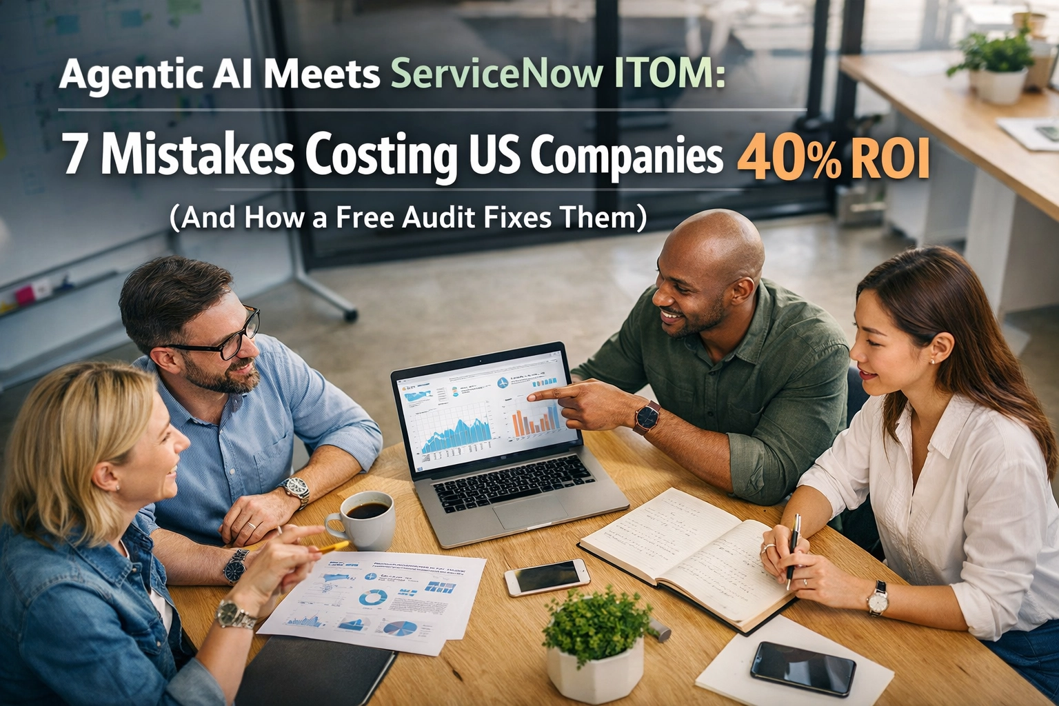 [HERO] Agentic AI Meets ServiceNow ITOM: 7 Mistakes Costing US Companies 40% ROI (And How a Free Audit Fixes Them)
