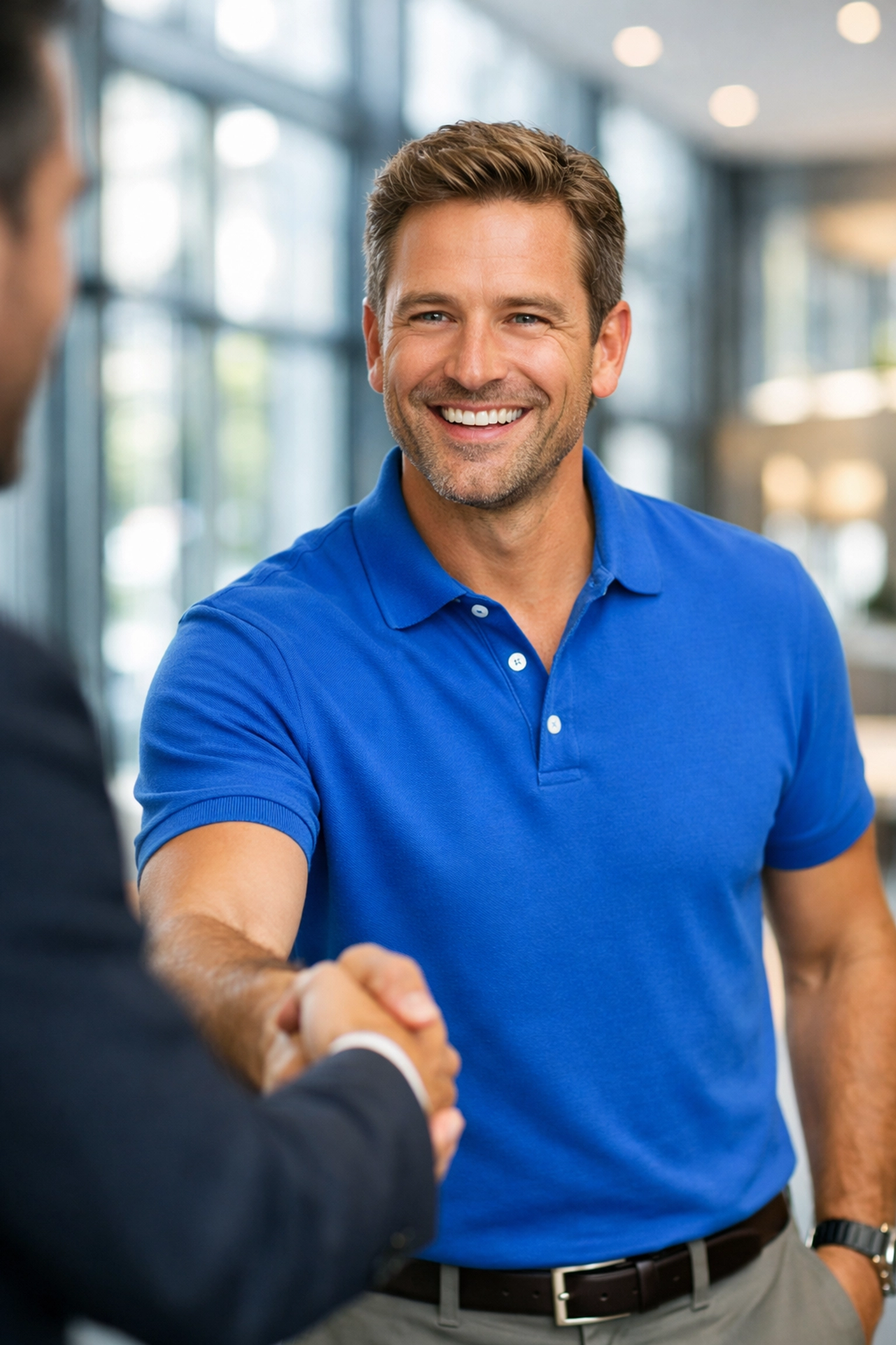 A friendly brand representative representing recurring character strategies for successful Super Bowl 2026 ads.