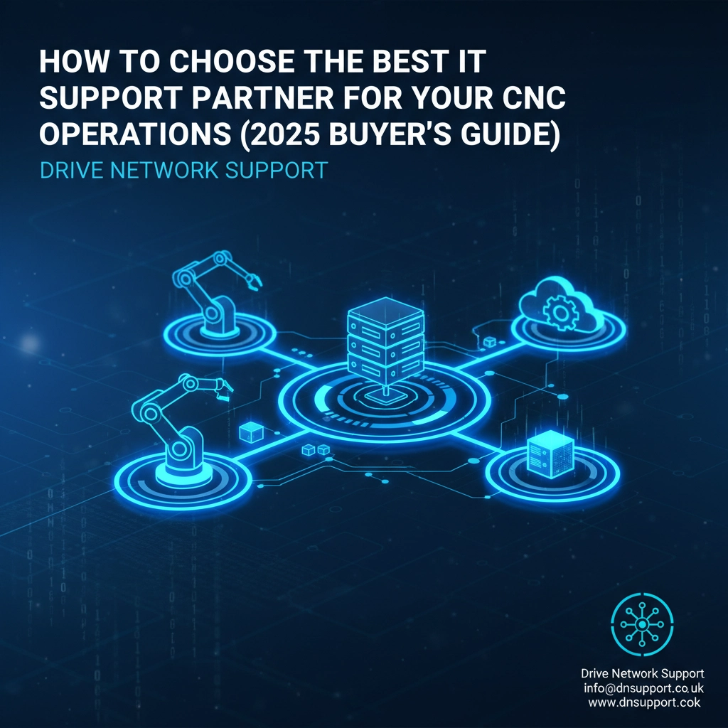 How to Choose the Best IT Support Partner for Your CNC Operations (2025 Buyer's Guide)