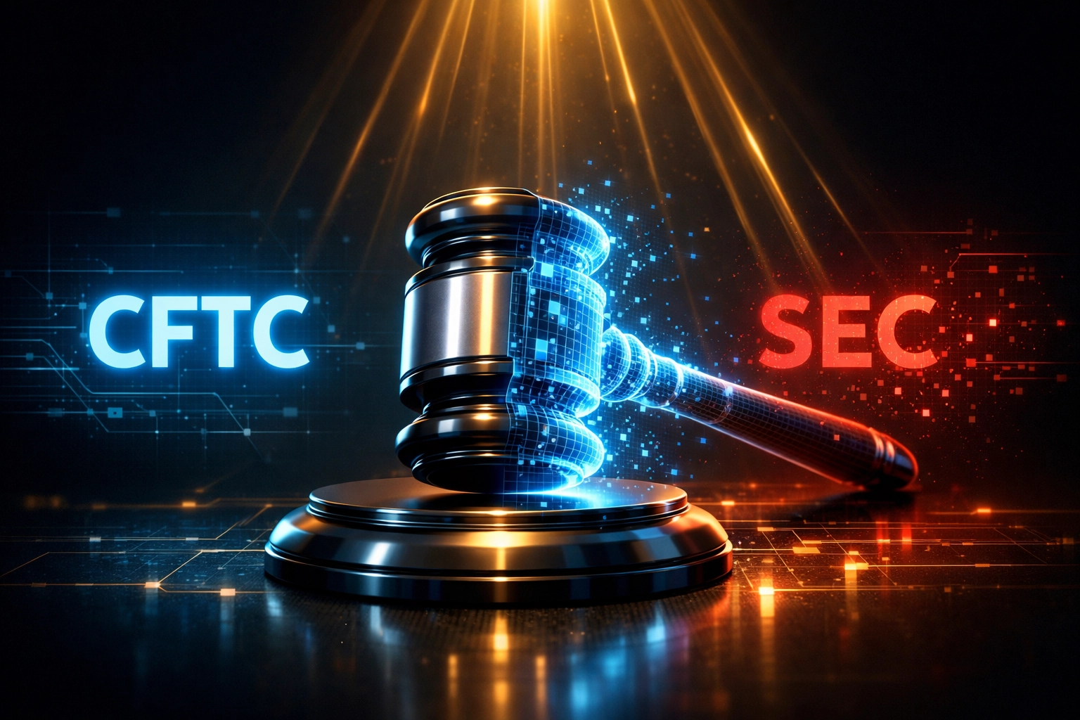 CFTC commodity classification vs SEC securities regulation for digital assets like Larecoin