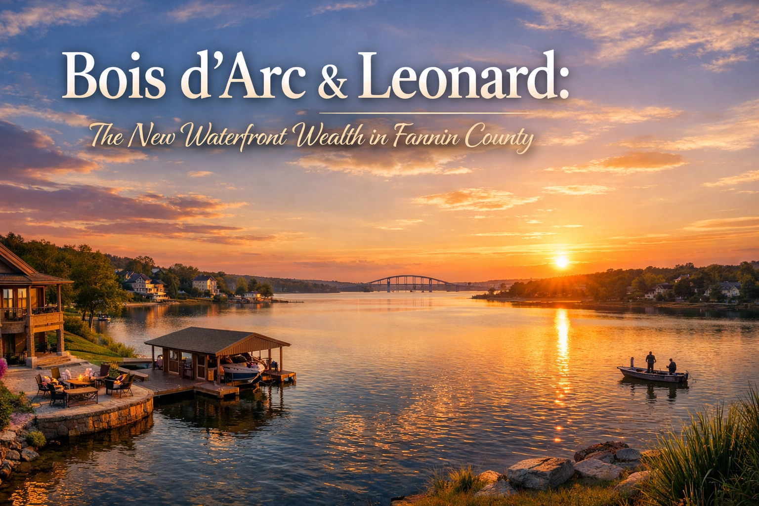 [HERO] Bois d'Arc & Leonard: The New Waterfront Wealth in Fannin County
