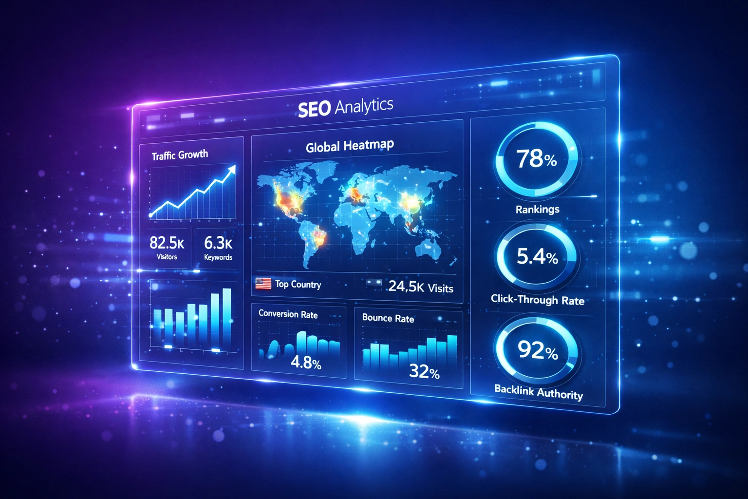 Métriques de performance SEO programmatique : croissance du trafic et couverture géographique