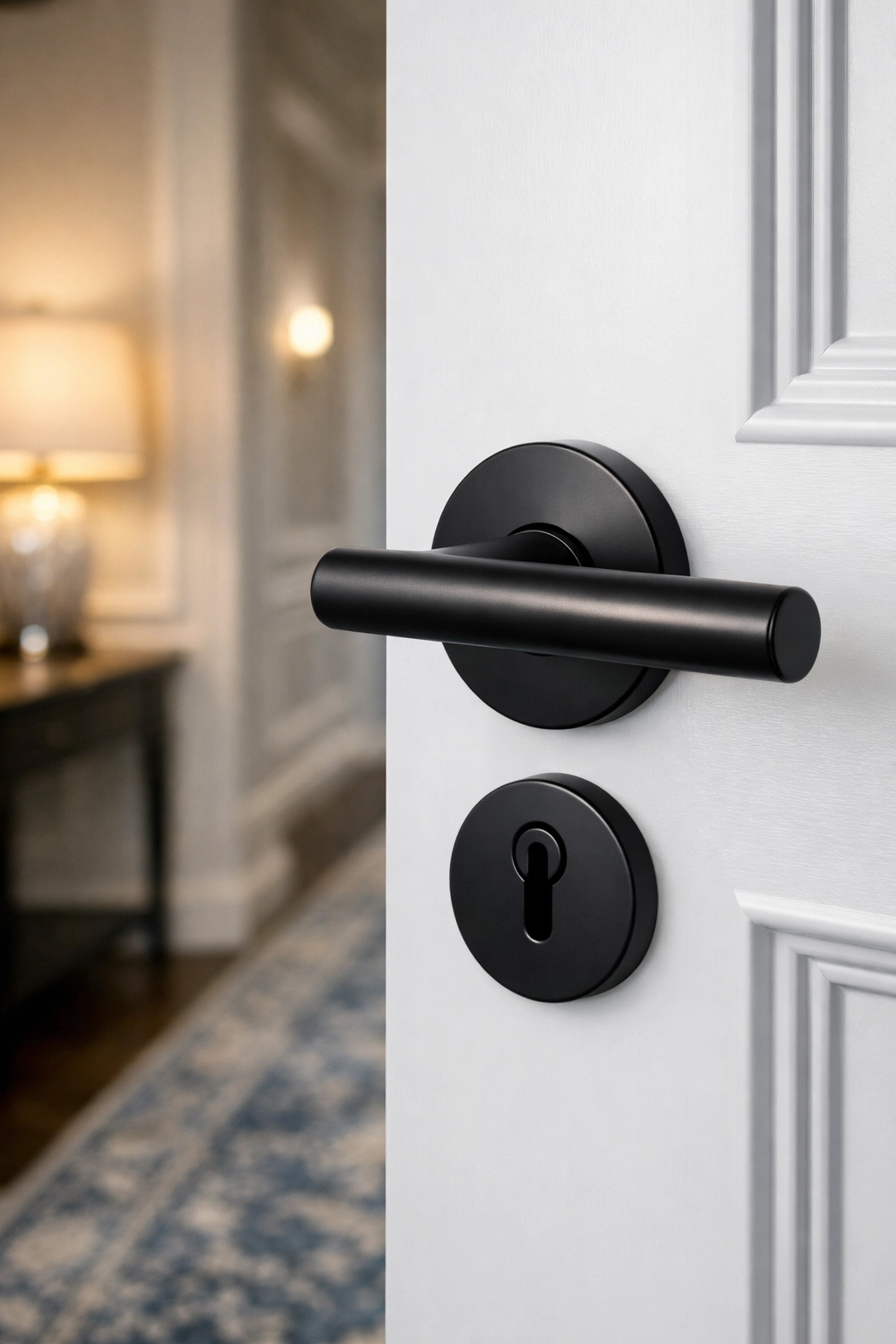 Sanitizing high-touch surfaces in a Dover home with residential cleaning Massachusetts.