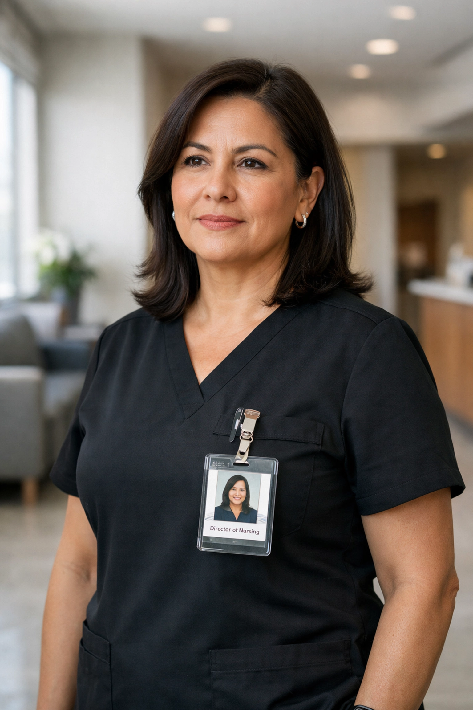 A stable and confident Director of Nursing acting as a leadership anchor for a healthcare facility's clinical success.