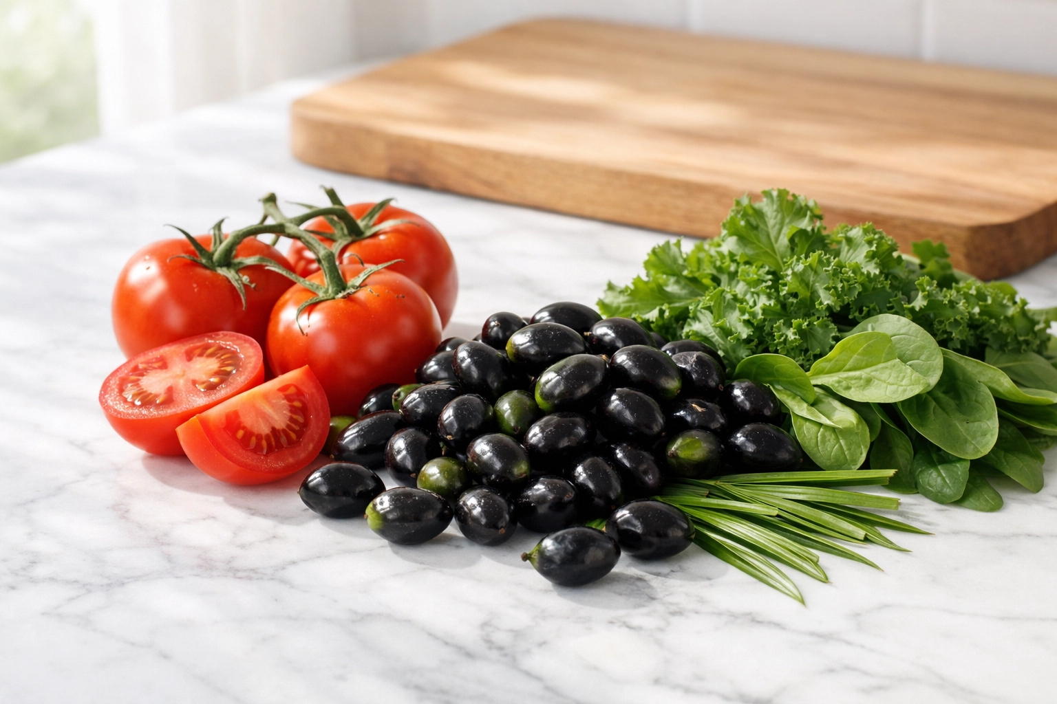 Fresh tomatoes and vegetables rich in lycopene for prostate health support