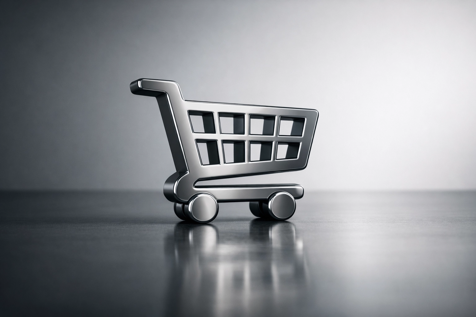 Shopping cart symbolizing ecommerce conversion and checkout optimization