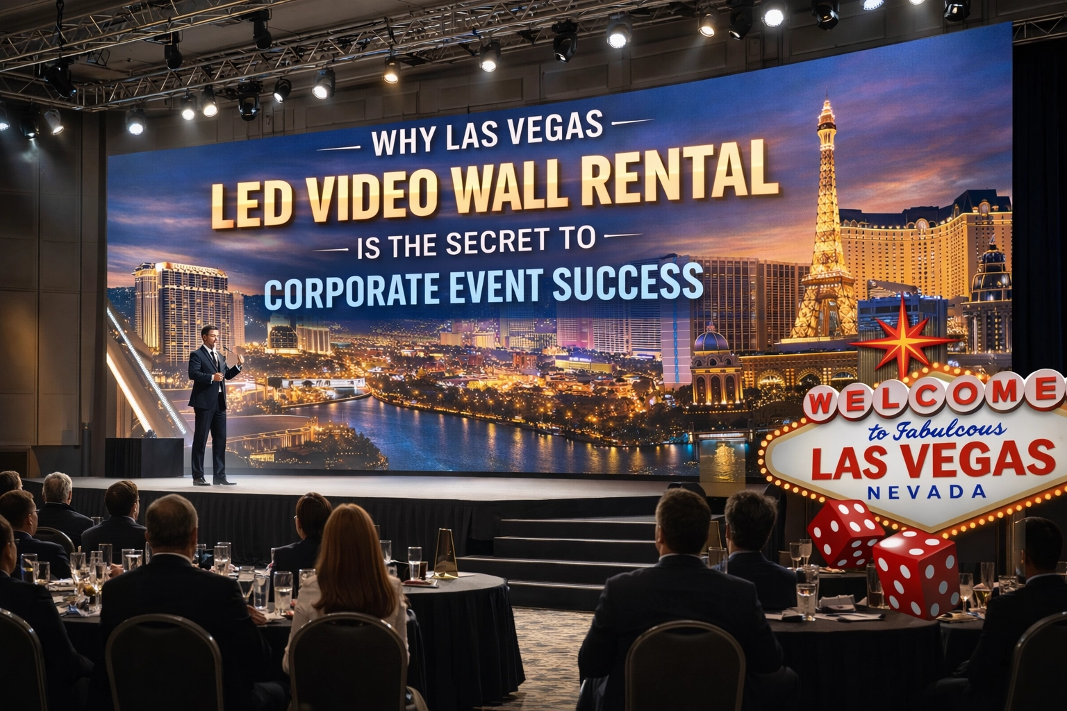 LED Video Wall Rental Las Vegas: ROI, Setup & Technology Guide for Corporate Events