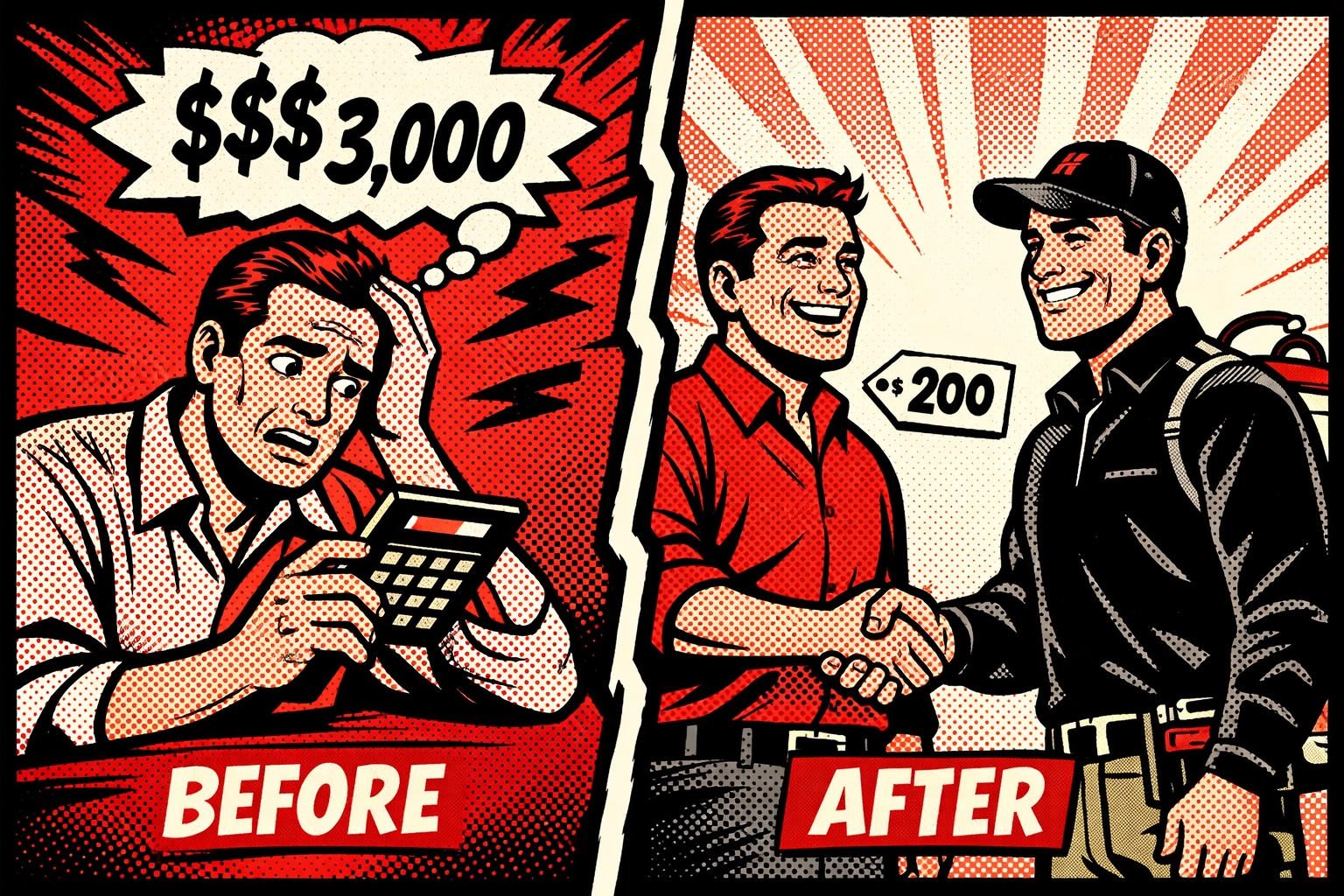 Cost comparison: termite treatment $3000 vs annual termite bond $200 in Jasper AL