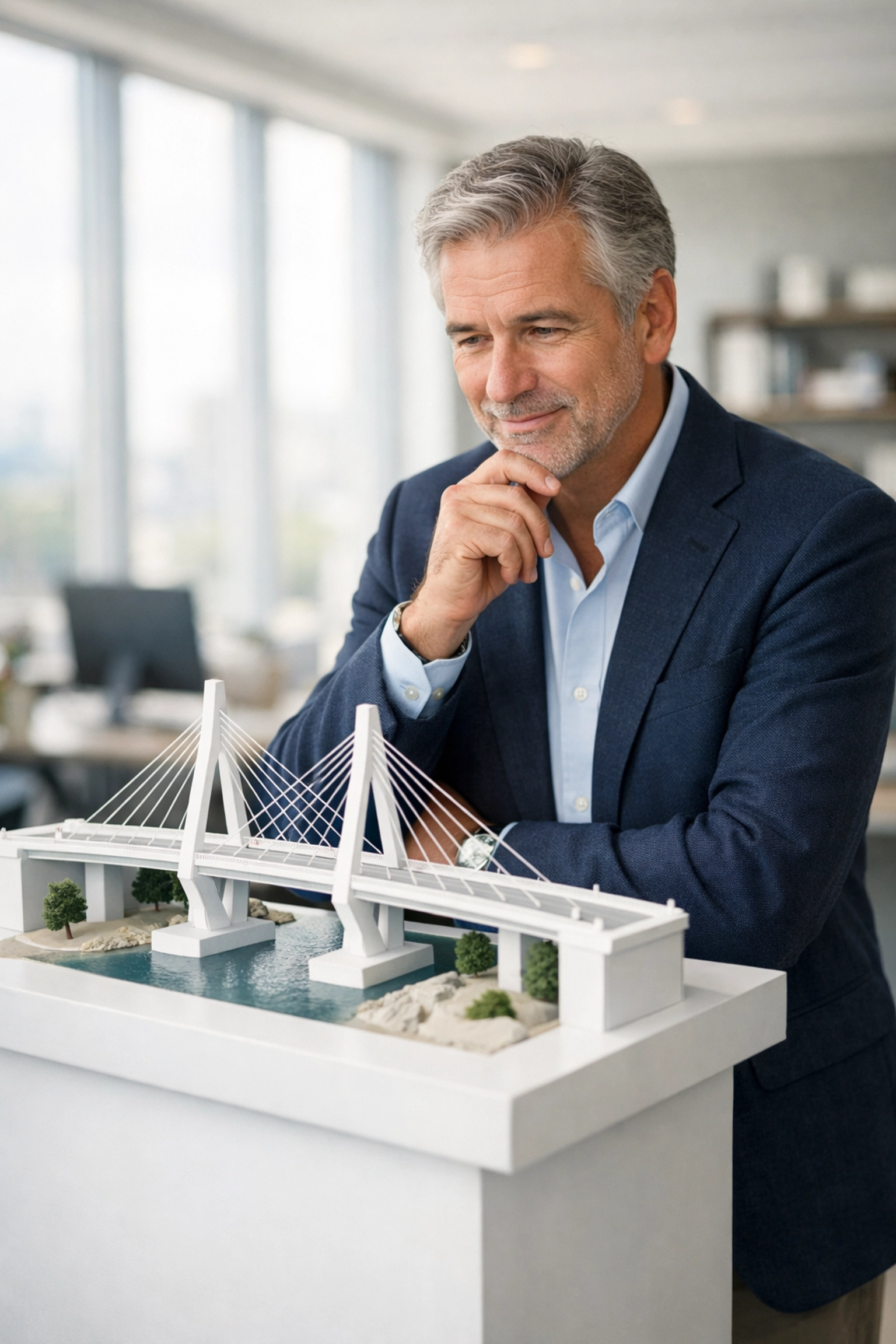 Financial planner reviewing an engineered foundation model for a secure retirement and guaranteed income strategy.