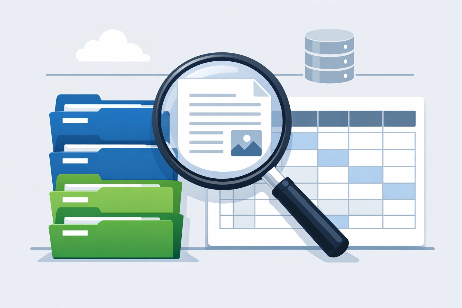 Organized digital folders and spreadsheet illustrating professional tax planning and documentation for tips.