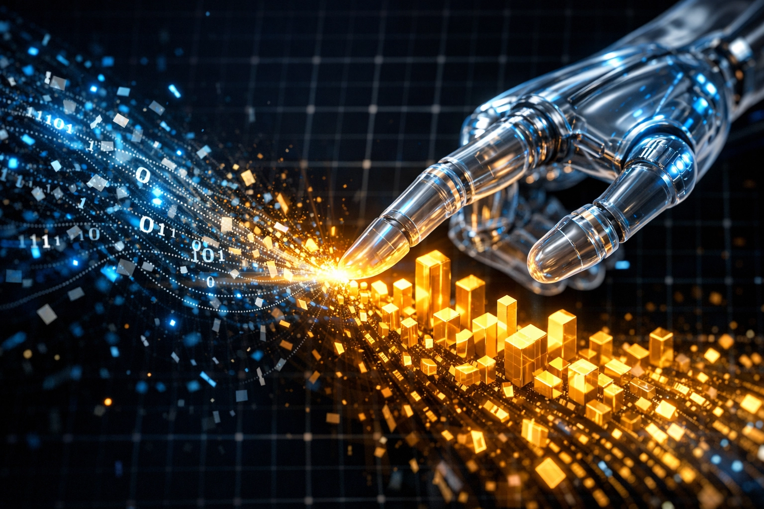 KI-Automatisierung transformiert komplexe Rohdaten in strukturierte Controlling-Berichte.