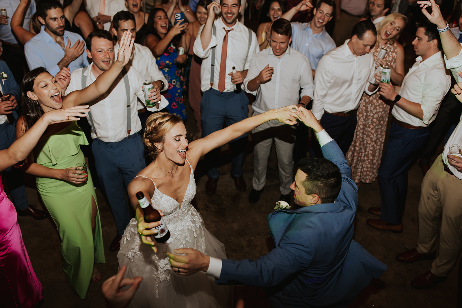 Bride and Groom Dance Celebration