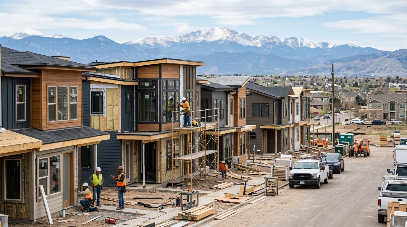 Professional new construction townhome inspection in Denver