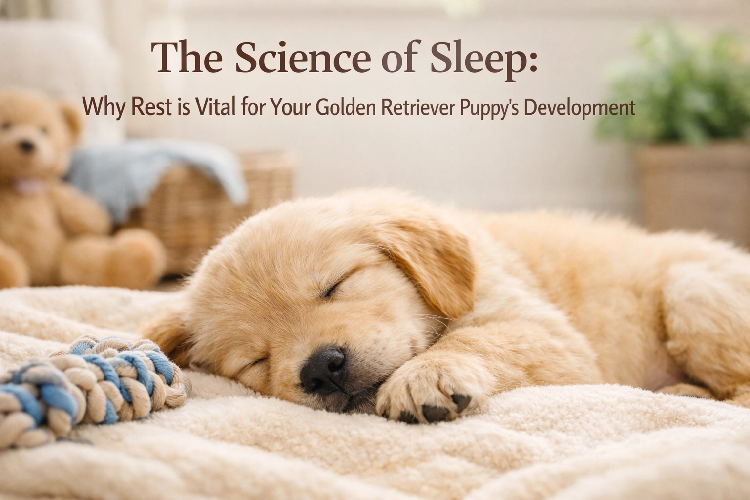 [HERO] The Science of Sleep: Why Rest is Vital for Your Golden Retriever Puppy’s Development