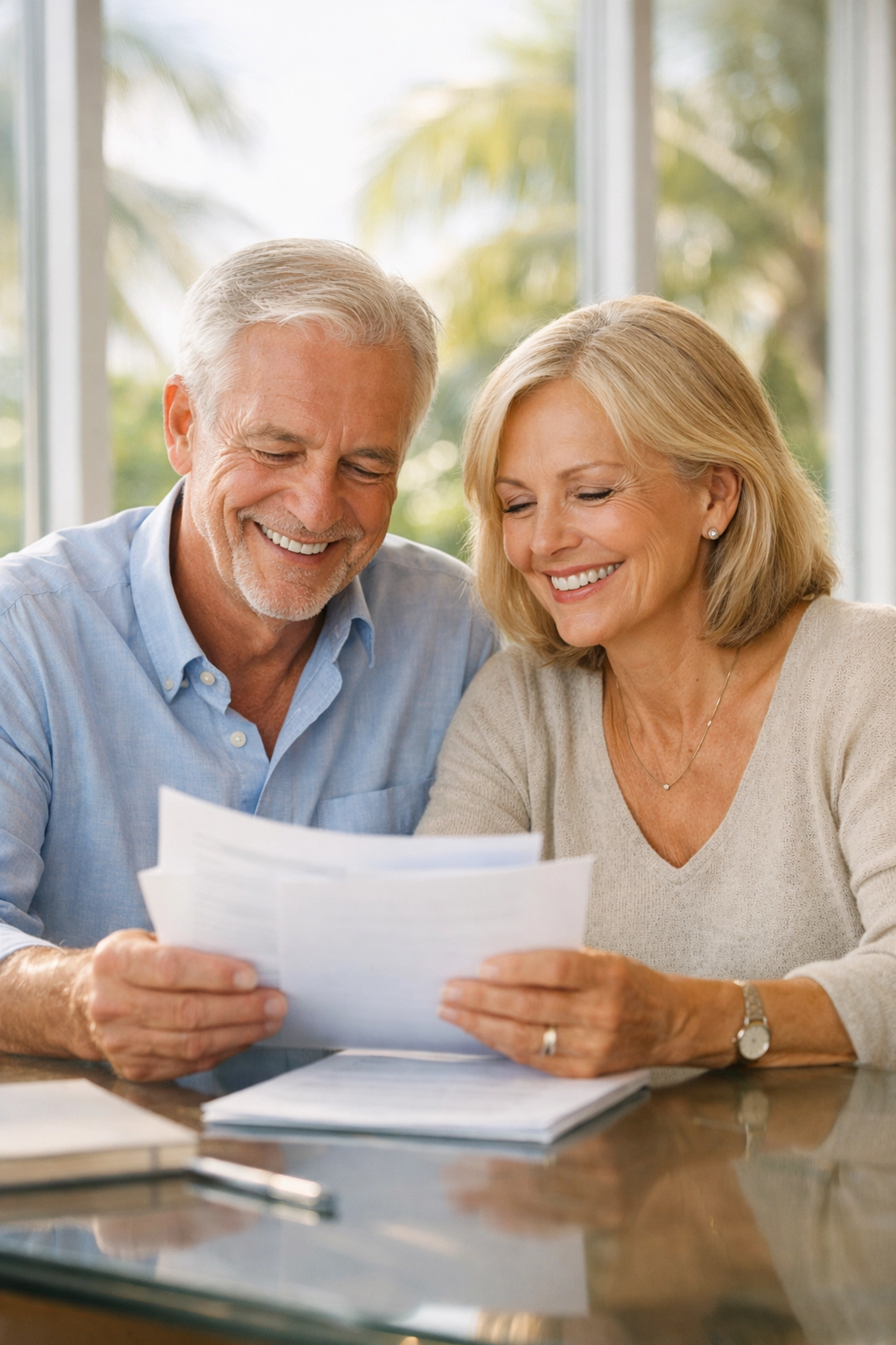 Florida seniors turning 65 feeling confident after reviewing their Medicare options with a local insurance expert.