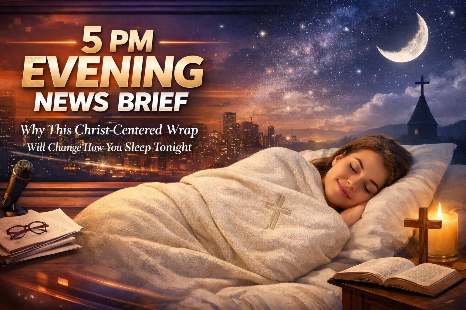 [HERO] 5 PM Evening News Brief: Why This Christ-Centered Wrap Will Change How You Sleep Tonight
