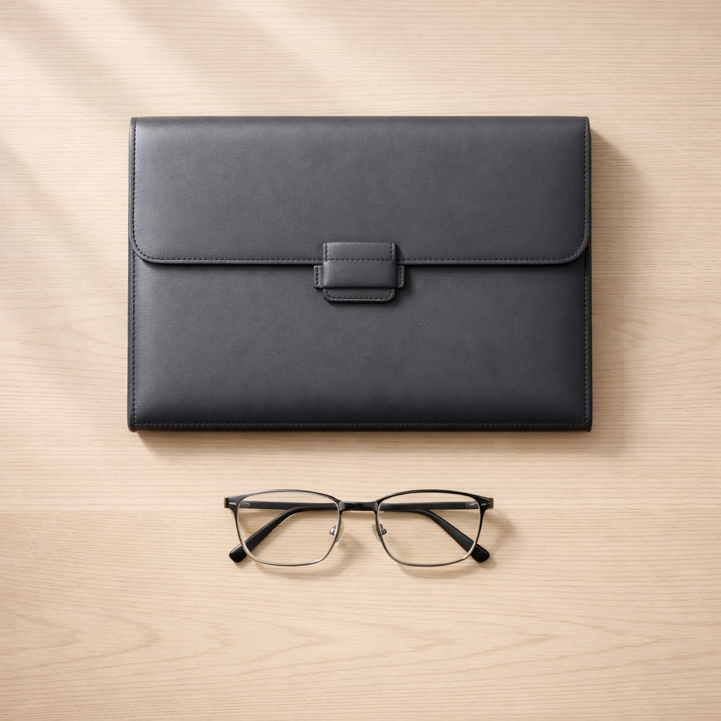 Reviewing a commercial lease agreement and tenant documents during property due diligence.