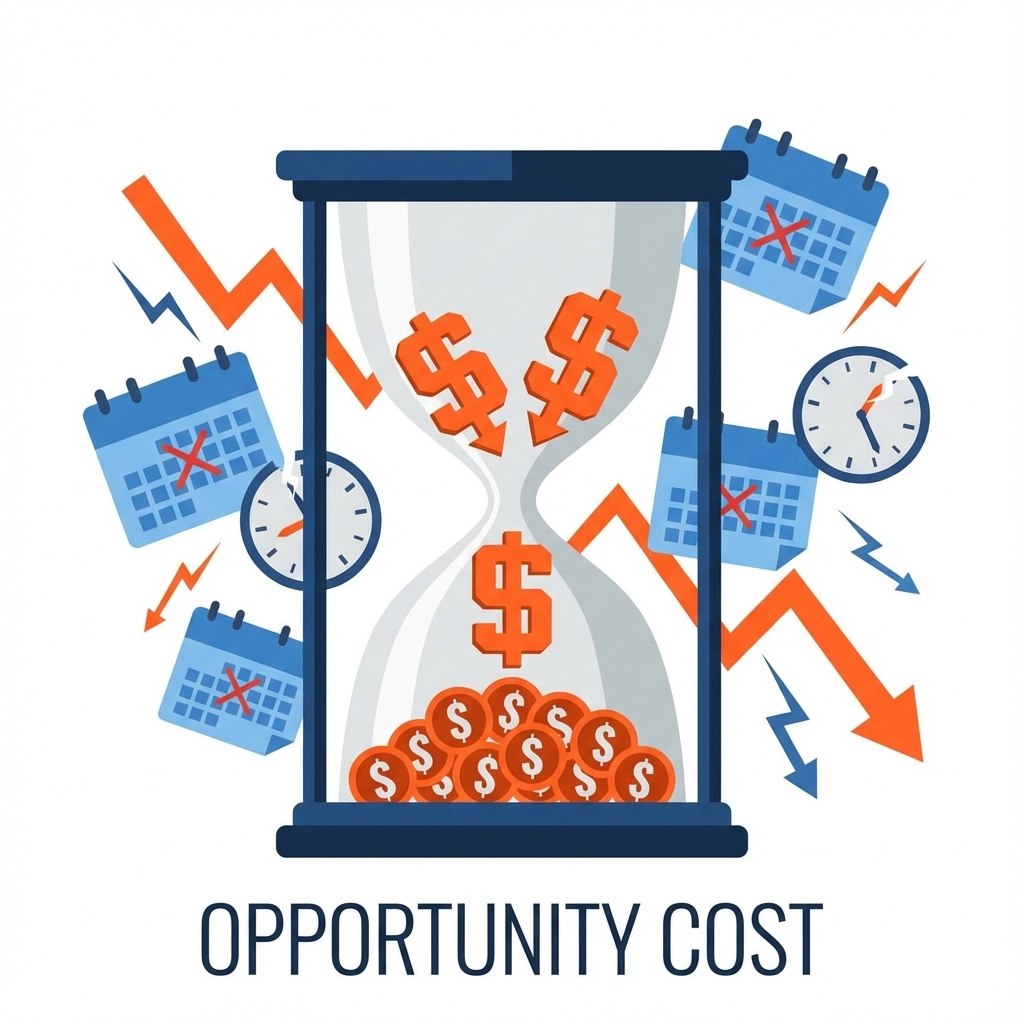 Churn impact model comparing outsourced customer education vs in-house