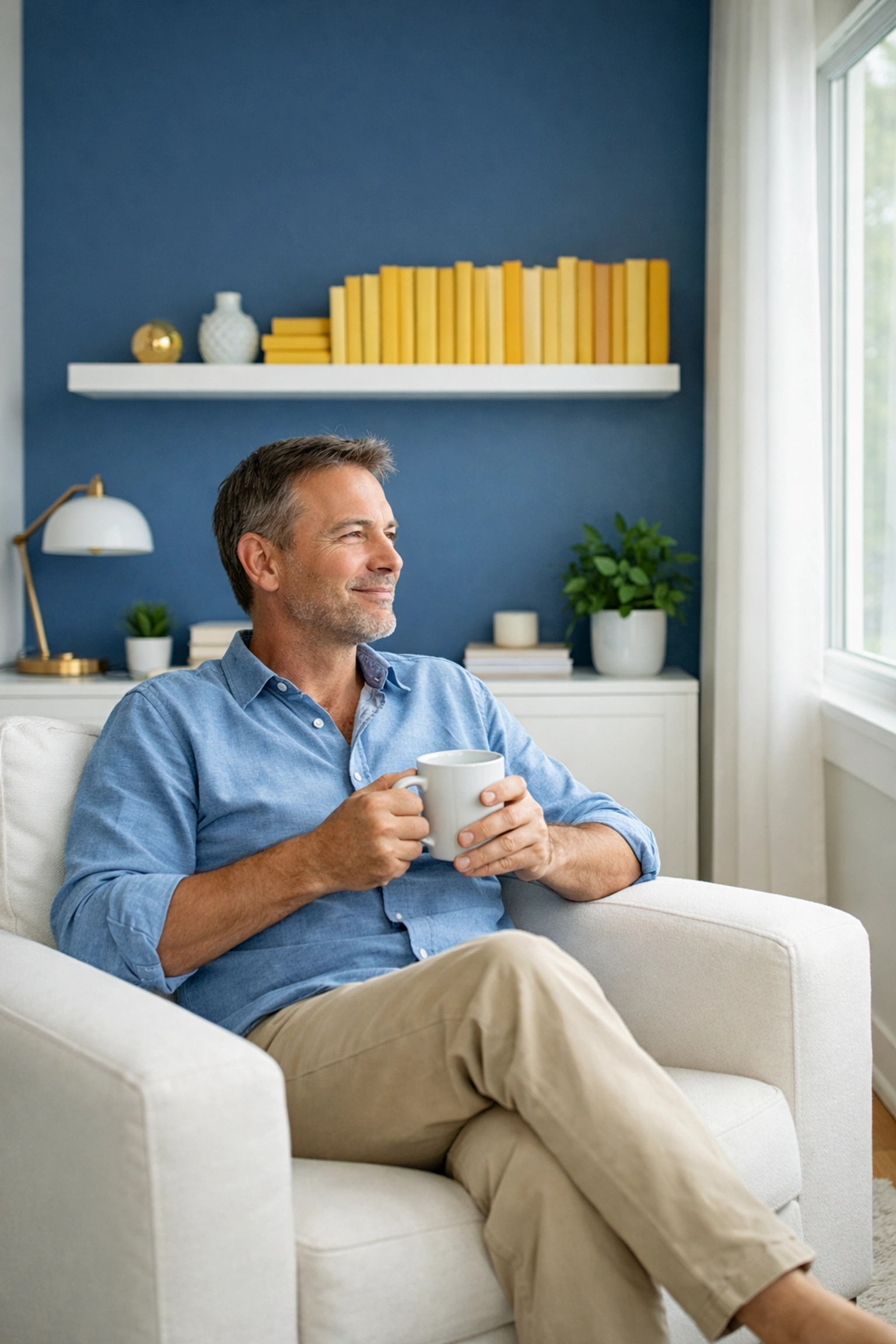 Happy homeowner enjoying a clean space thanks to Weekly Vs Bi-Weekly House Cleaning in Westford.