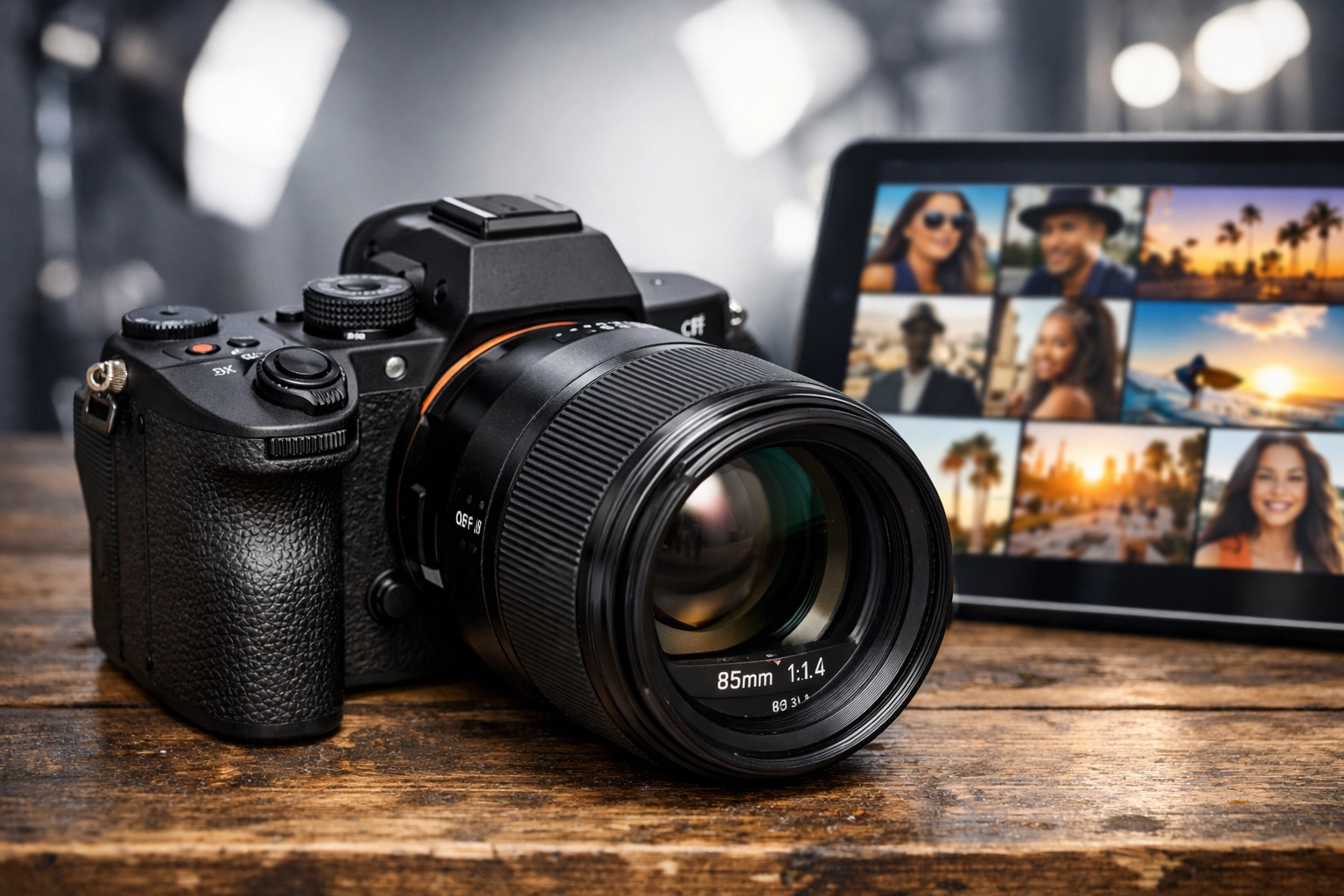 Top-tier camera equipment and a professional photography portfolio from a leading Los Angeles photographer.