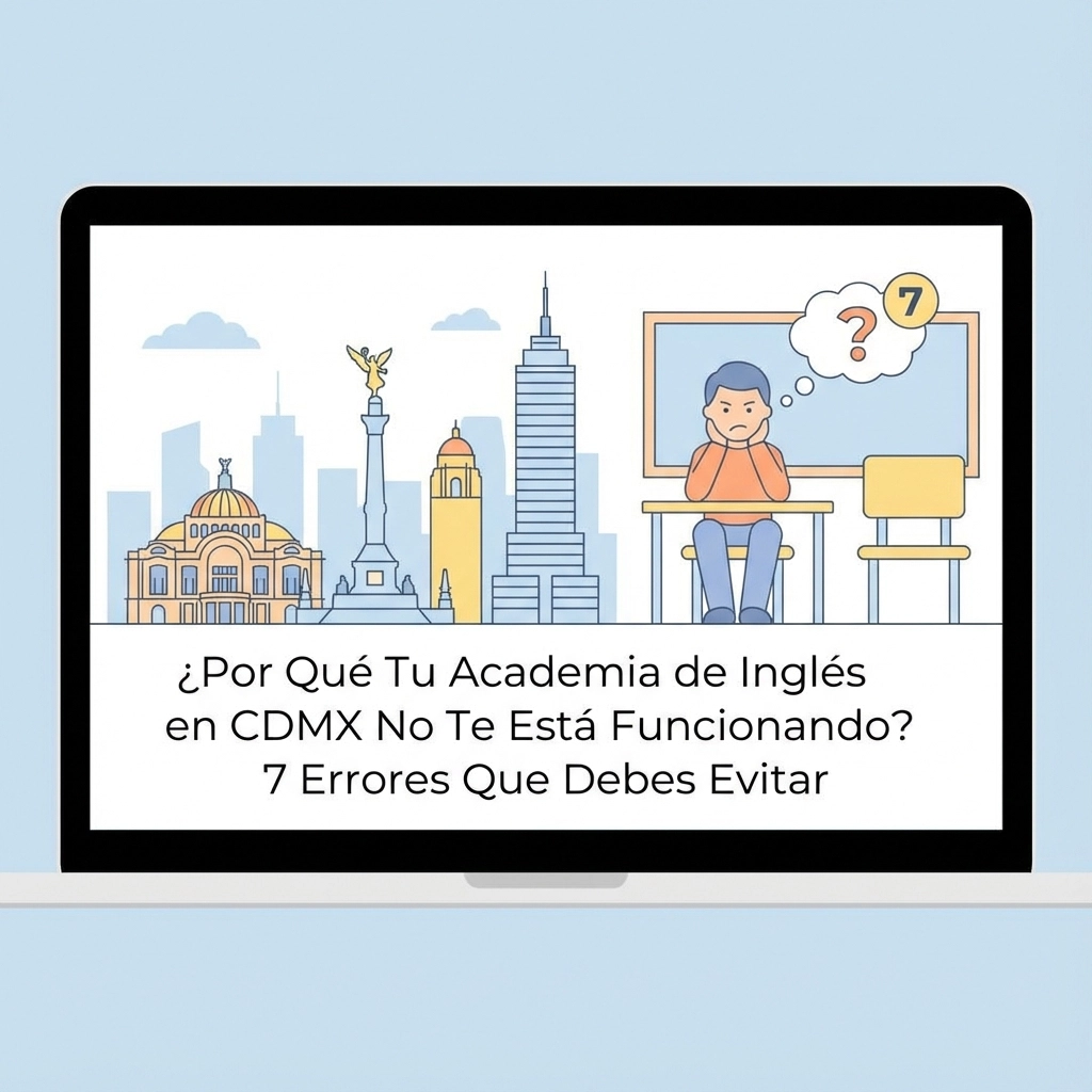 ¿Por Qué Tu Academia de Inglés en CDMX No Te Está Funcionando? 7 Errores Que Debes Evitar