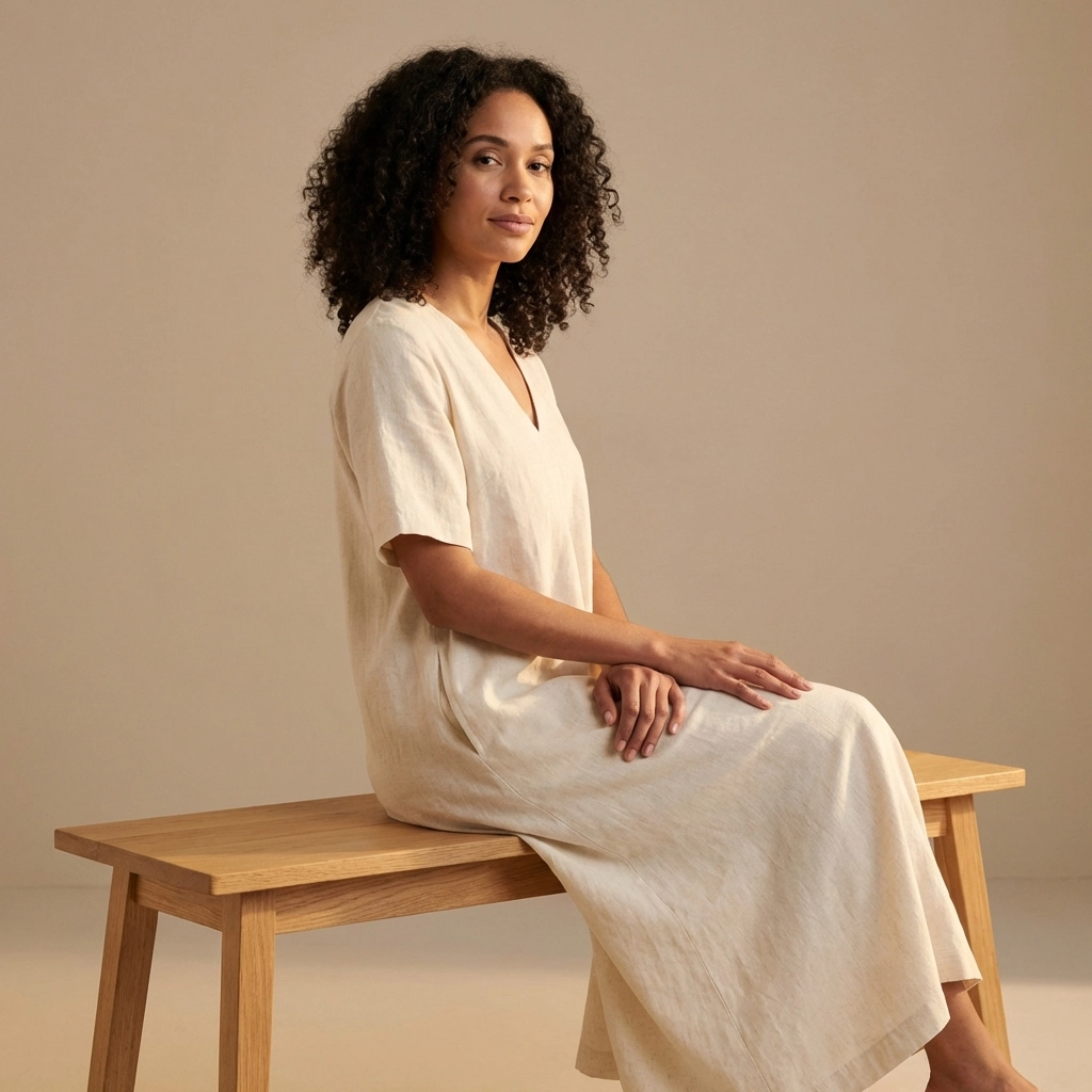 Tasteful erotic nude photography showing natural skin texture and professional posing.