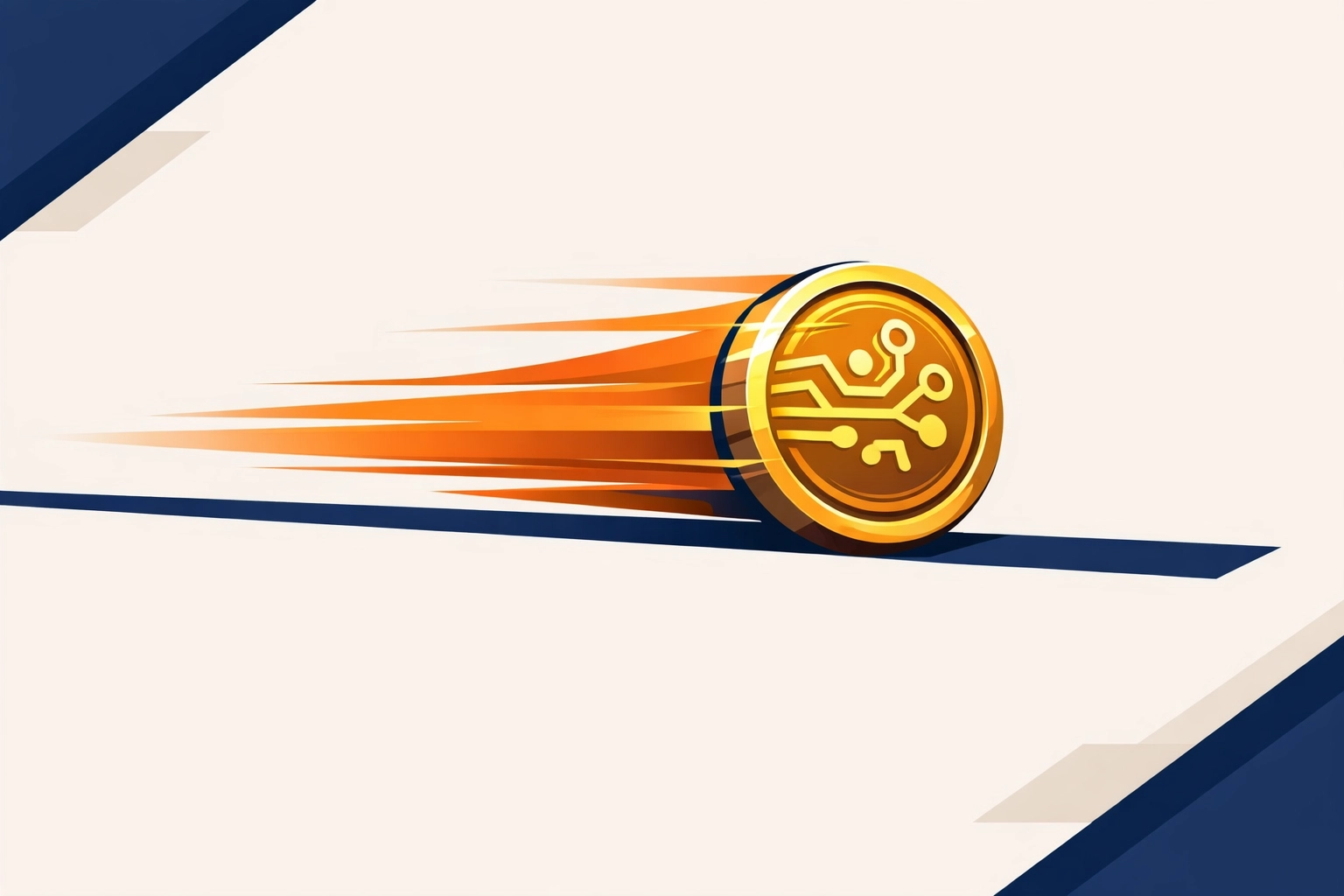 Direct USDC payment path illustrating fast settlement for efficient B2B cross border payments.