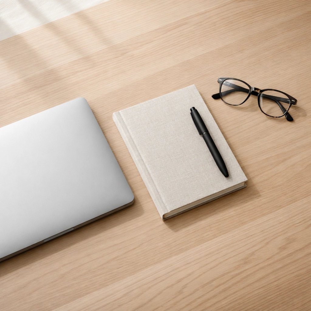 Modern home office desk symbolizing financial planning for a Northeast Ohio mortgage pre-approval.